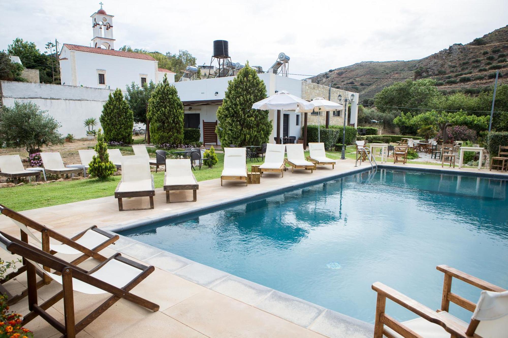 Agarathos Traditional Rooms With Pool Kalivianí Dış mekan fotoğraf