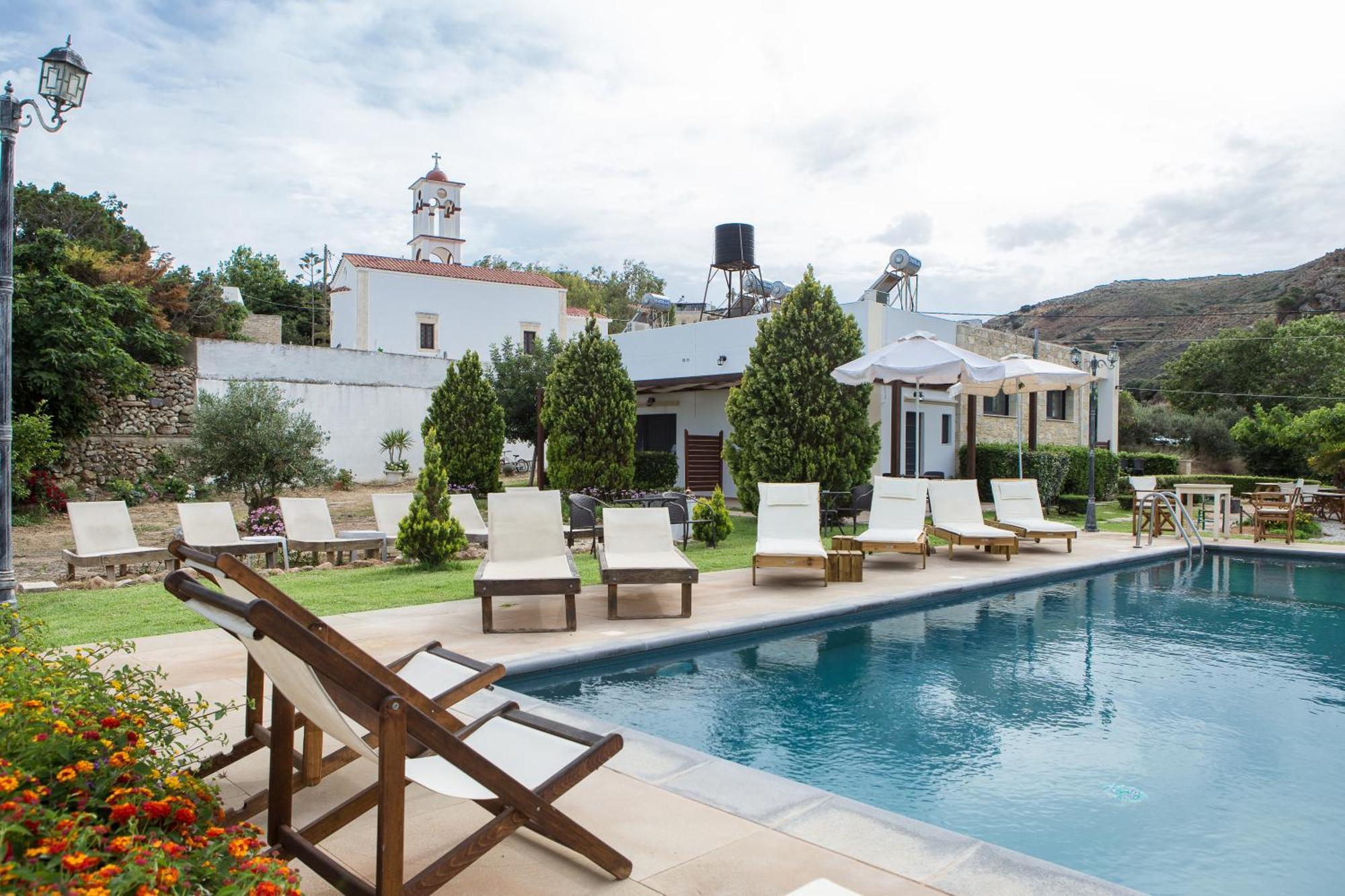 Agarathos Traditional Rooms With Pool Kalivianí Dış mekan fotoğraf